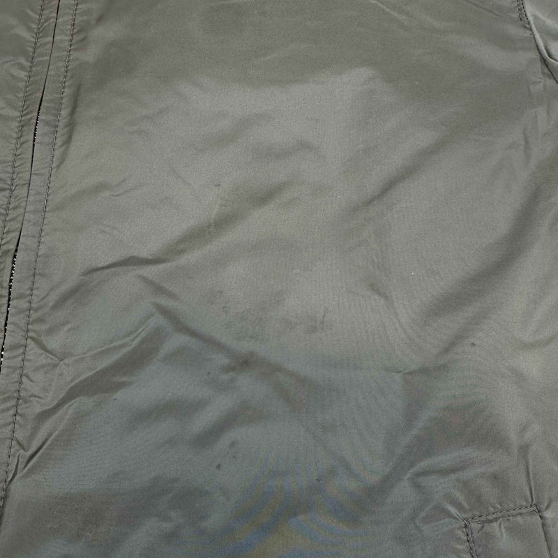 Men's Plaque Logo Windbreaker Grey Size L