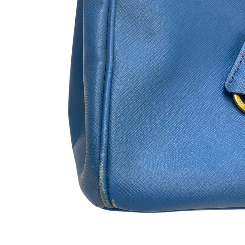 Women's Galleria Medium Double Zip Tote Handbag Blue