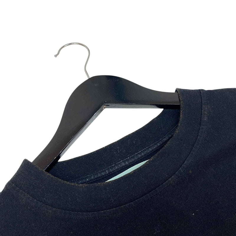 Men's Logo Print T-Shirt Black Size S