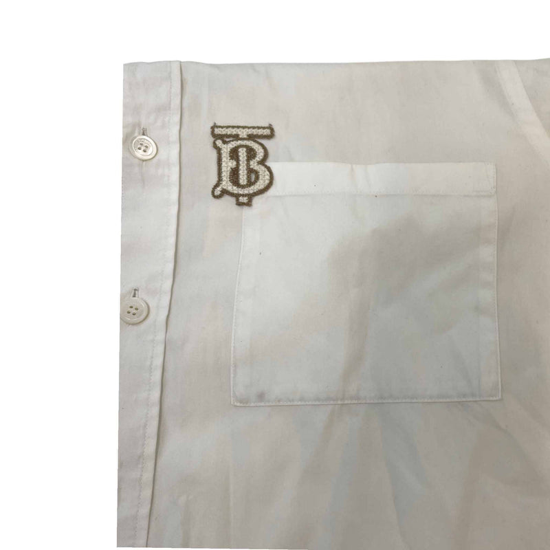Men's Monogram Motif Shirt White Size M