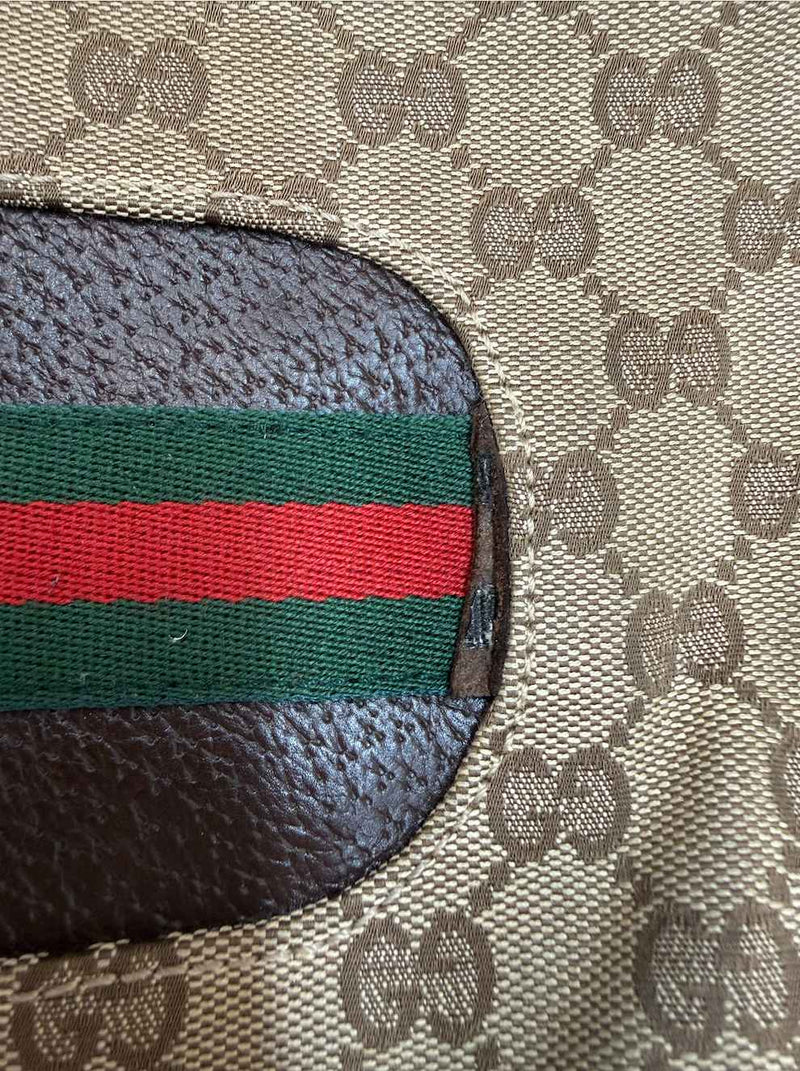 Women's Gg Supreme Web Stripe Messenger Bag Beige