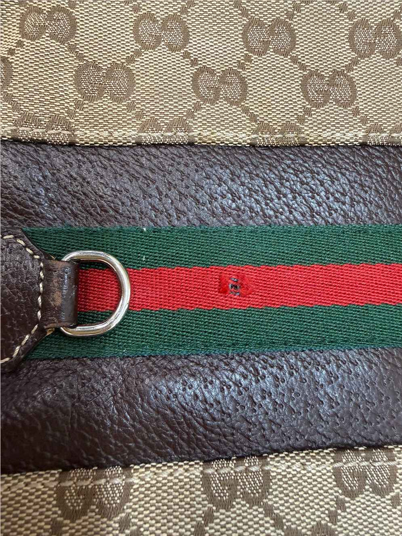 Women's Gg Supreme Web Stripe Messenger Bag Beige