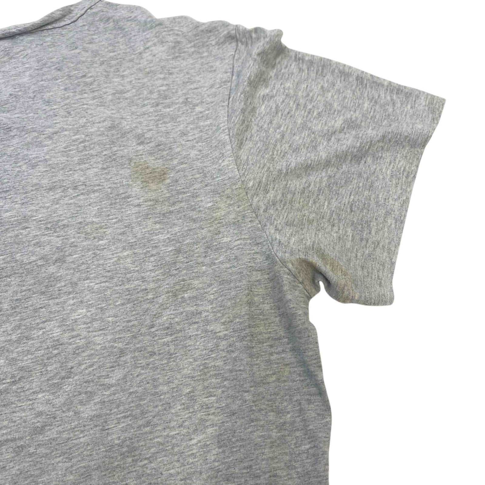 Men's Embroidered Logo T-Shirt Grey Size XL - Photo 12
