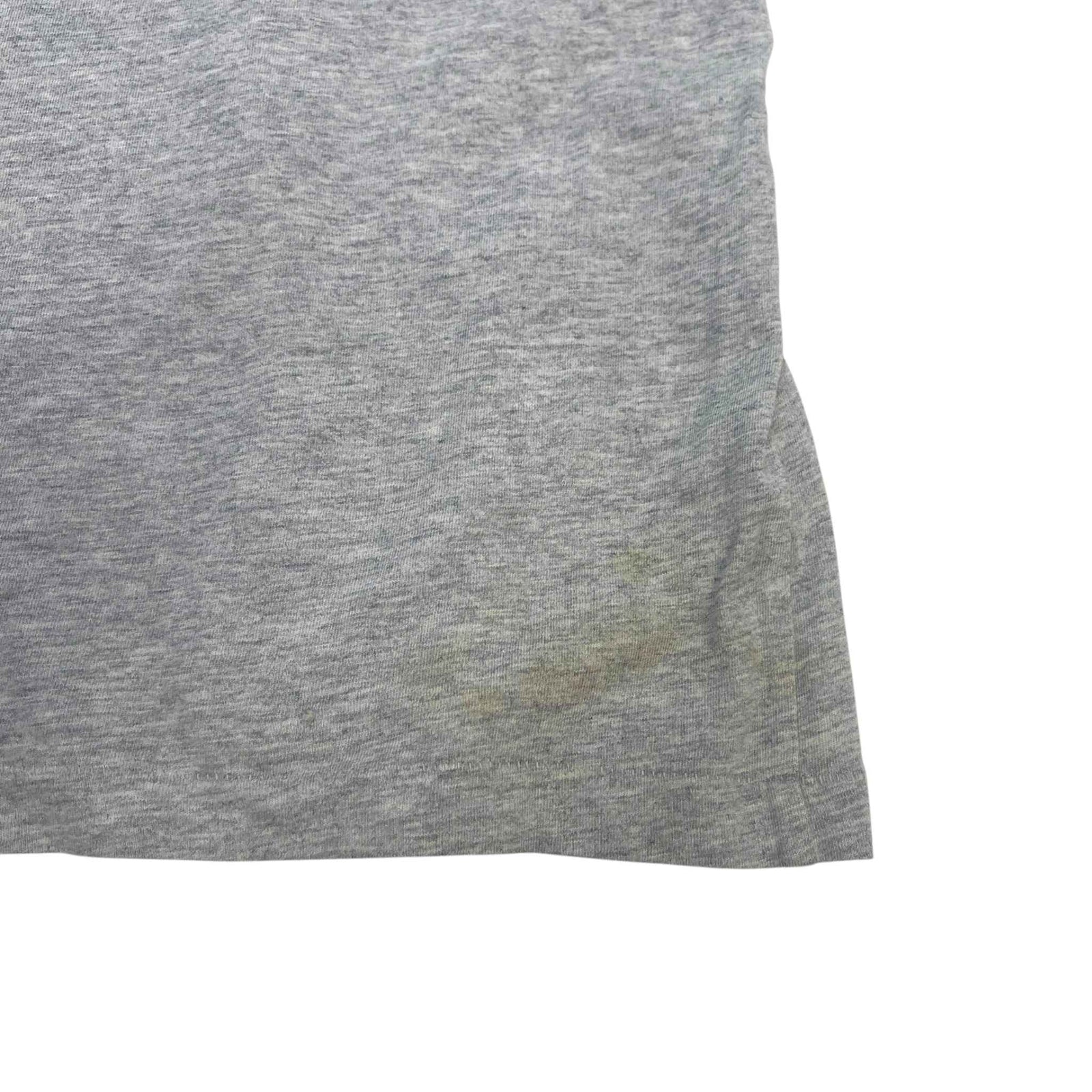 Men's Embroidered Logo T-Shirt Grey Size XL - Photo 10