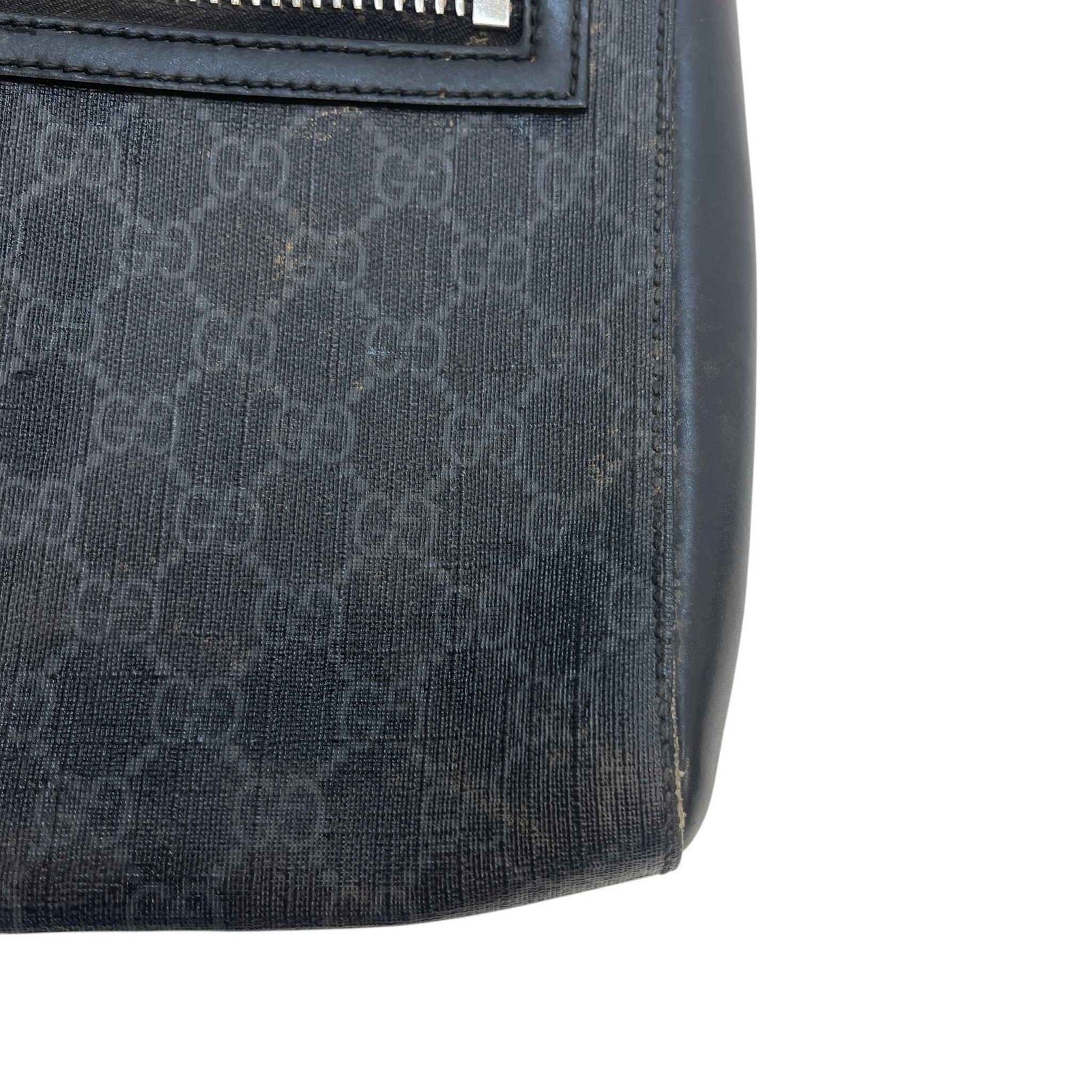 Men's Gg Supreme Messenger Bag Black - Photo 14