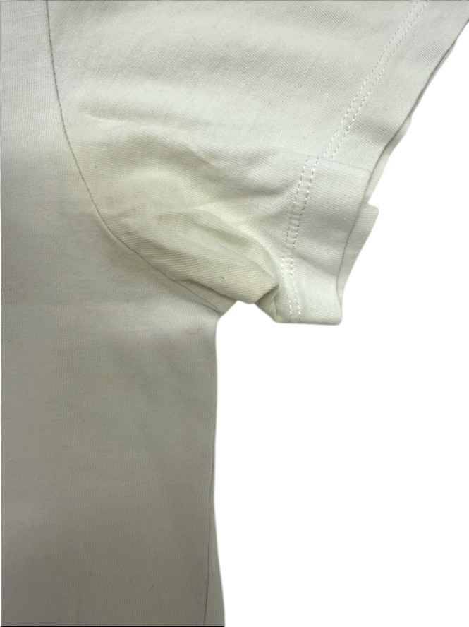 Men's Embroidered Logo T-Shirt White Size S - Photo 10
