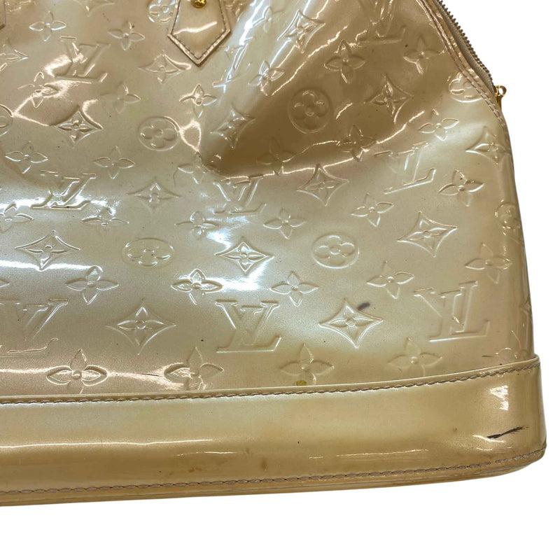Women's Monogram Vernis Alma Gm Bag Cream