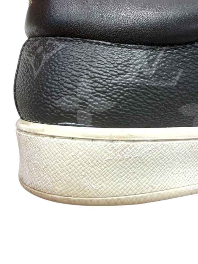 Men's Monogram Eclipse Luxembourg Low Trainers Grey Size EU 41 / UK 7 - Photo 13