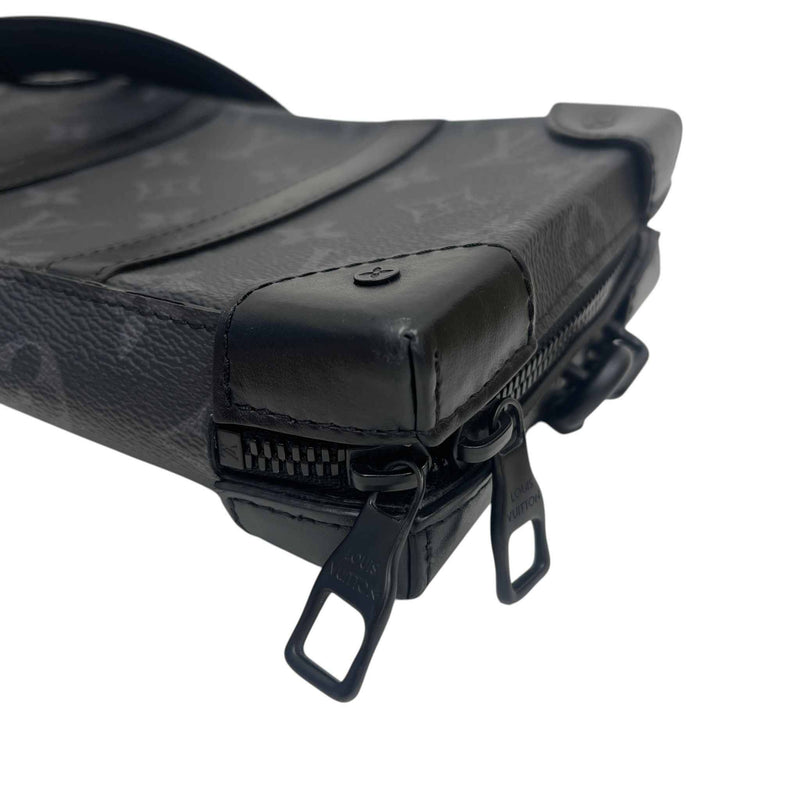 Men's Monogram Eclipse Soft Trunk Wallet Bag Black