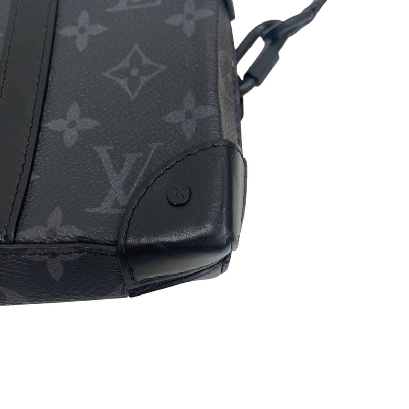 Men's Monogram Eclipse Soft Trunk Wallet Bag Black