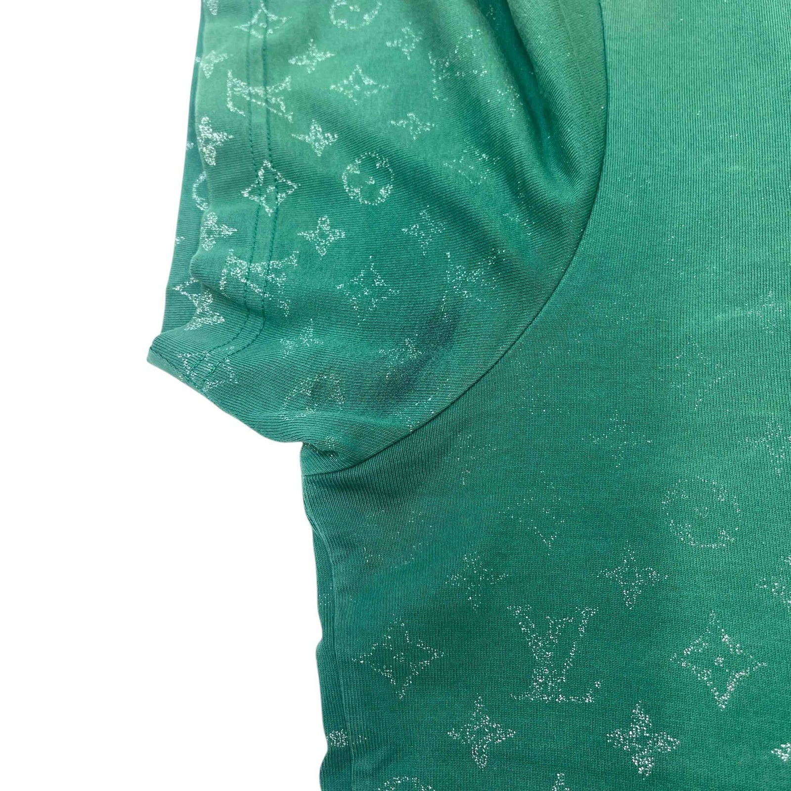 Men's Monogram Gradient T-Shirt Green Size XL - Photo 11