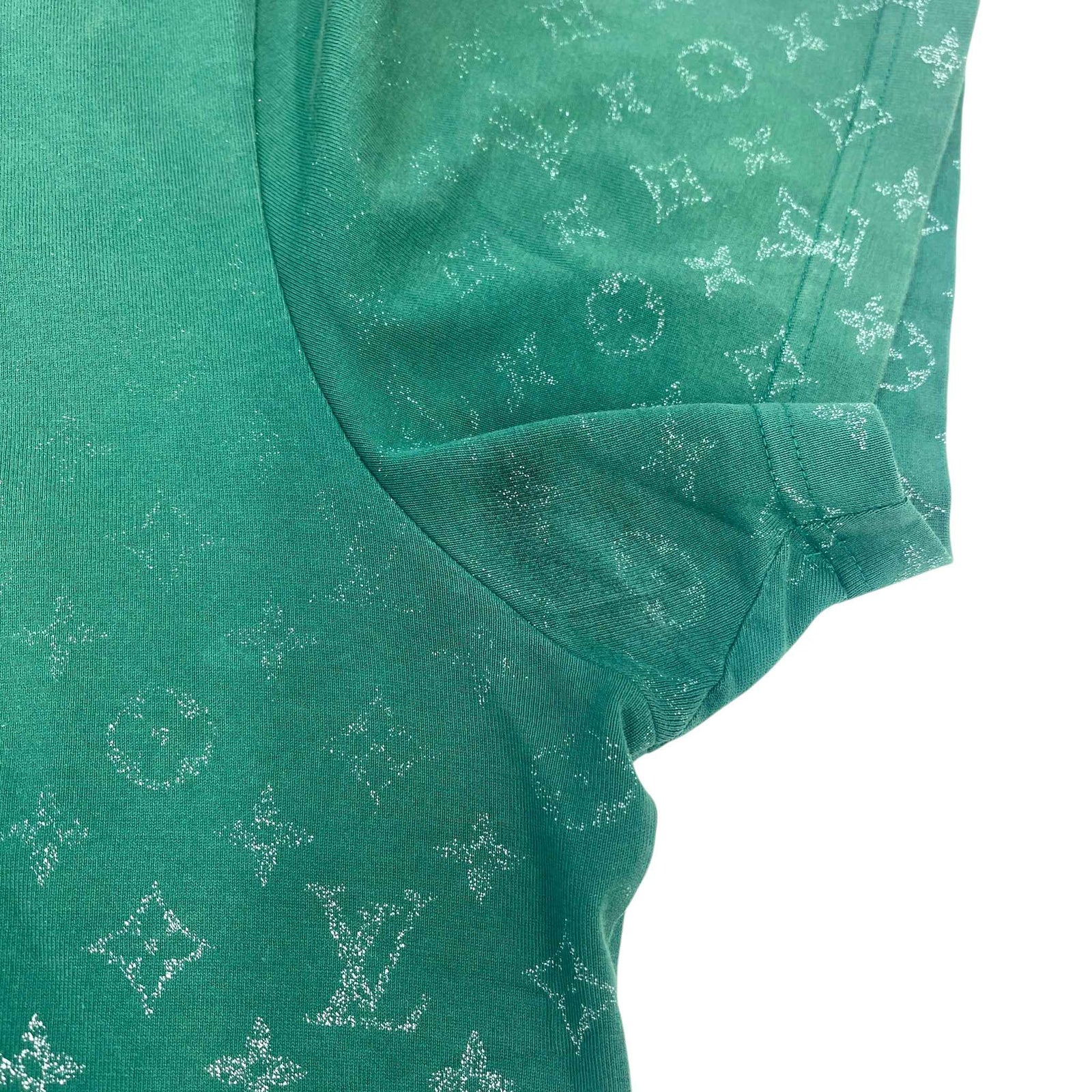 Men's Monogram Gradient T-Shirt Green Size XL - Photo 10