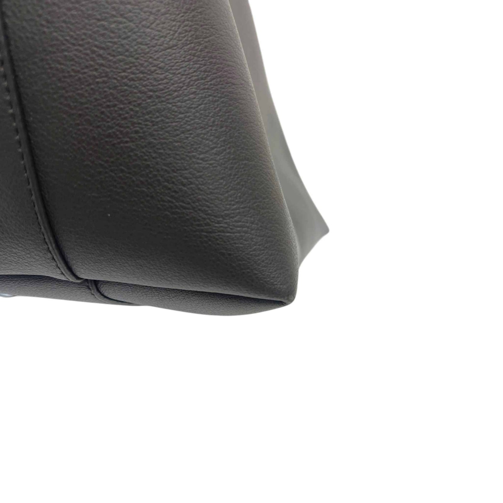 Women's East/West Leather Tote Handbag Grey - Photo 13