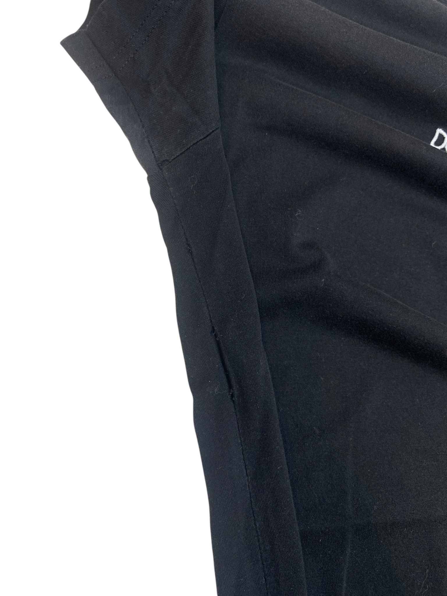 Men's Embroidered Logo T-Shirt Black Size IT 46 / UK S - Photo 10