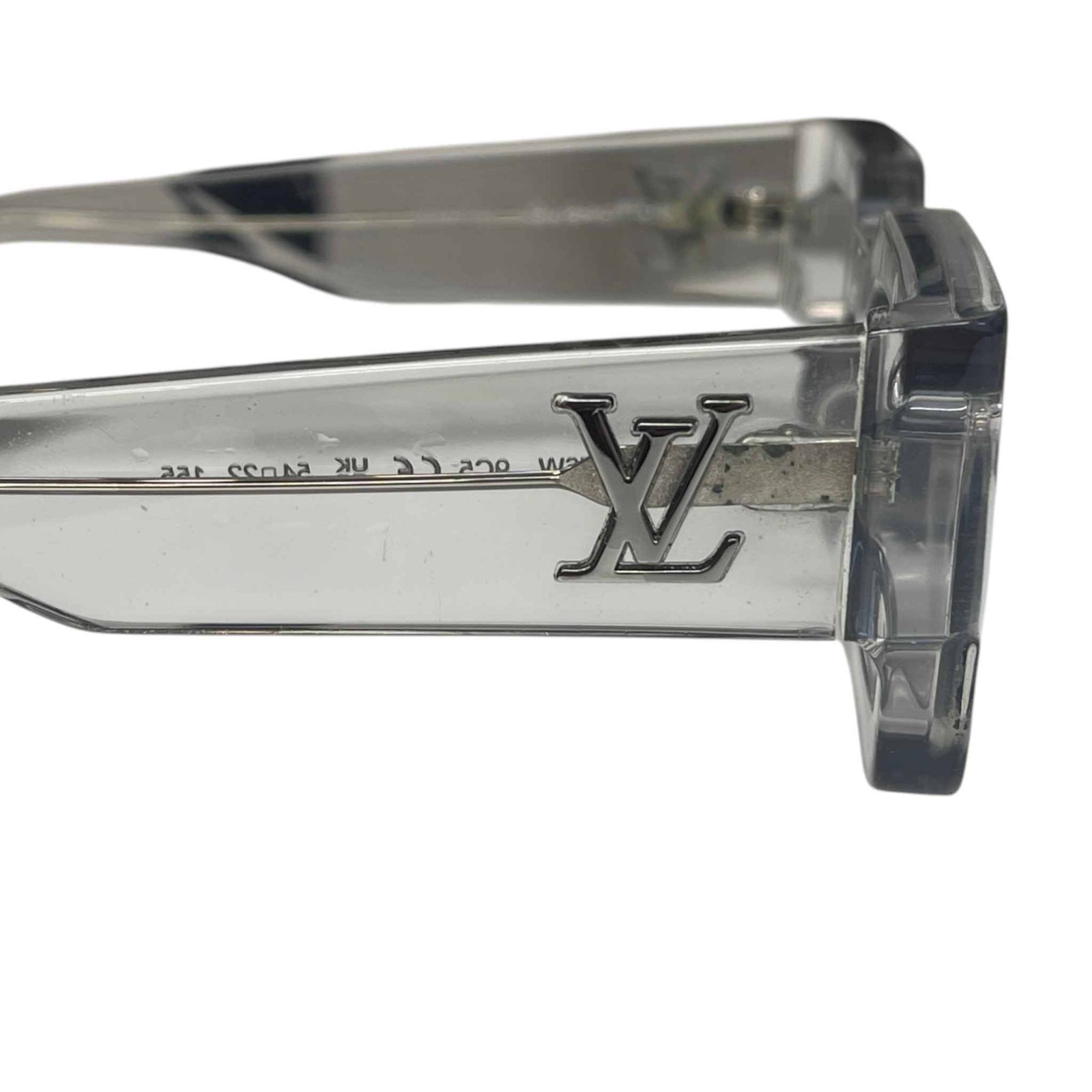Women's Lv Clash Square Z2076W Sunglasses Grey - Photo 7