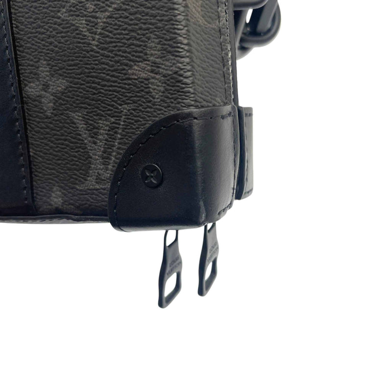 Men's Monogram Eclipse Soft Trunk Messenger Bag Black