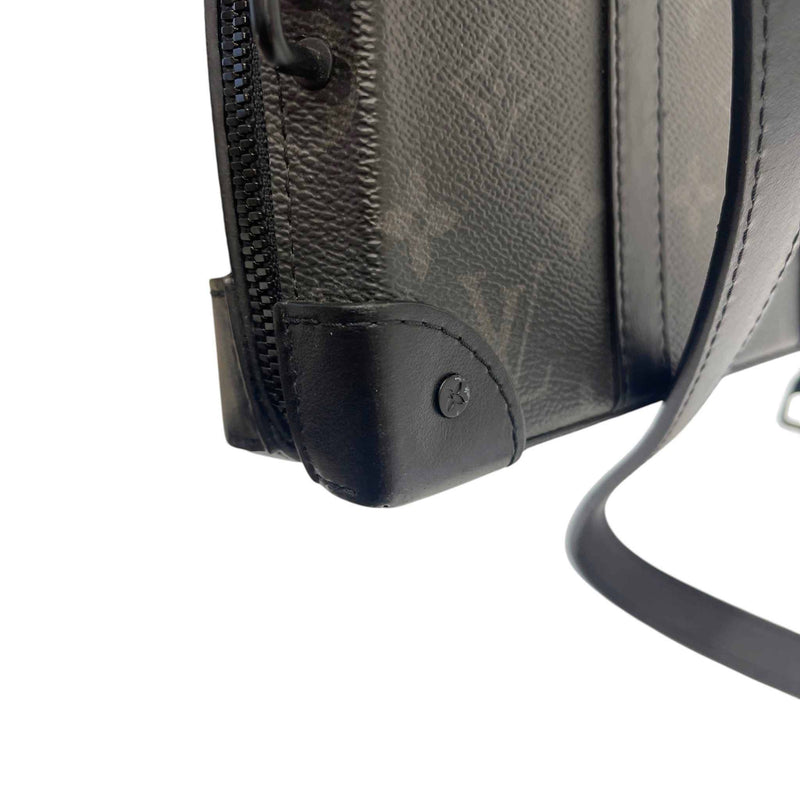 Men's Monogram Eclipse Soft Trunk Messenger Bag Black