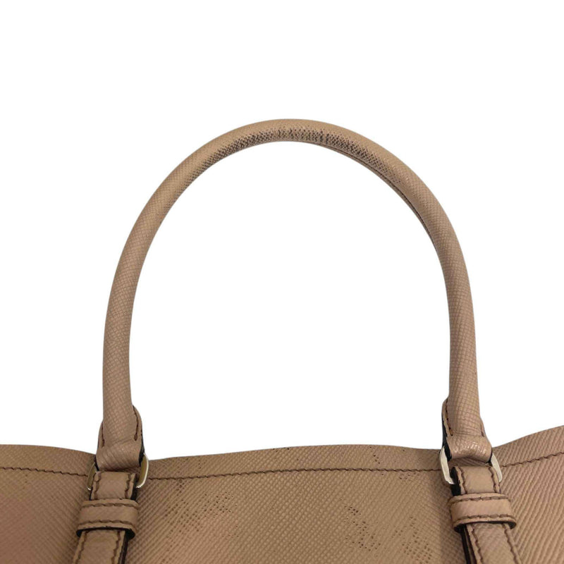 Women's Double Saffiano Handbag Pink