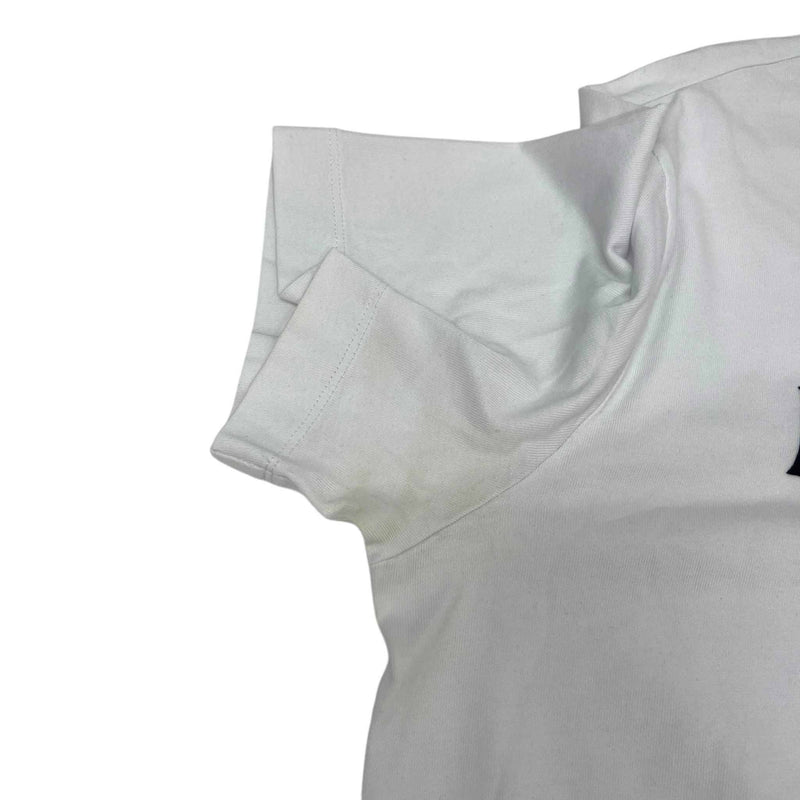 Men's Logo Print T-Shirt White Size S