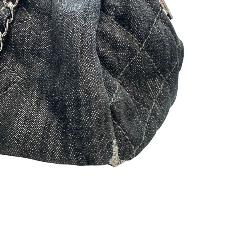 Women's Denim Tote Bag Black