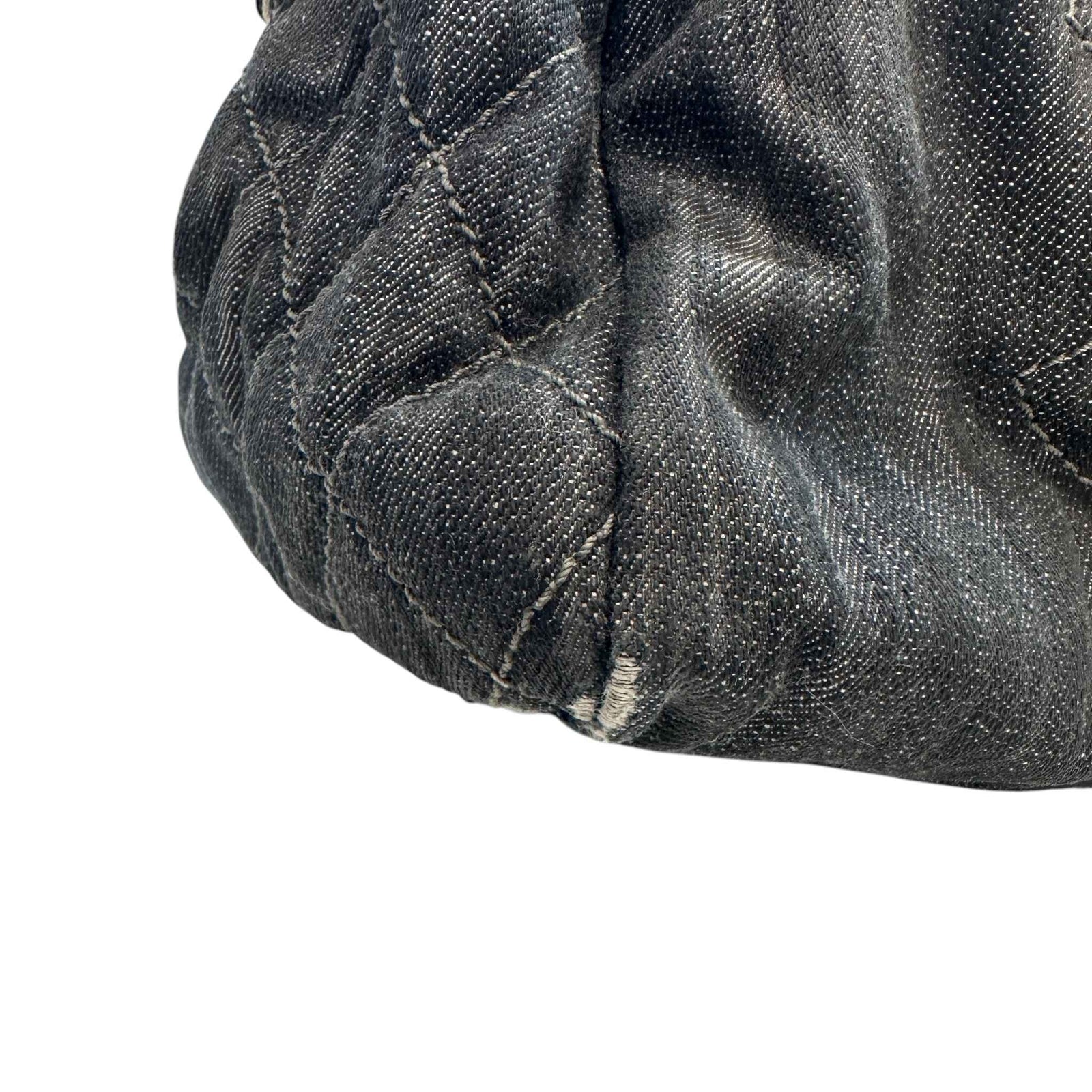 Women's Denim Tote Bag Black - Photo 14