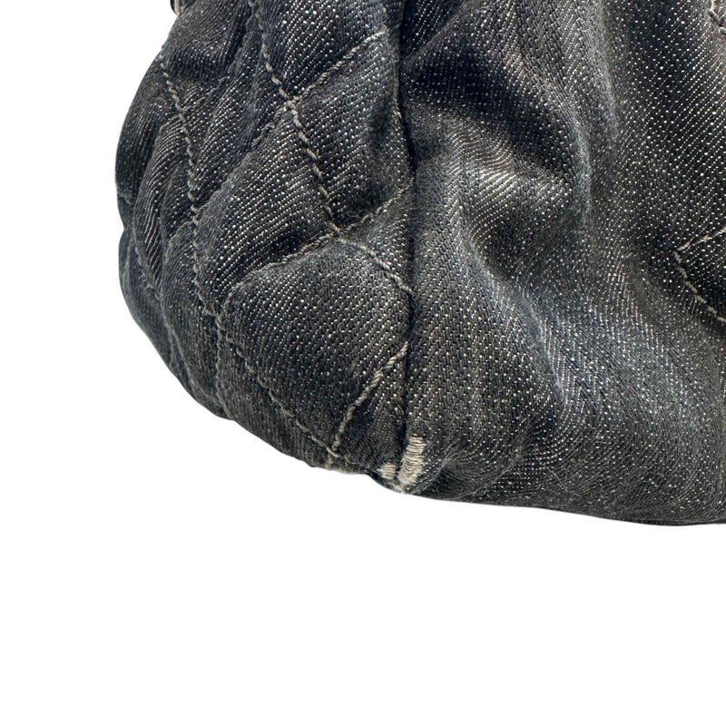 Women's Denim Tote Bag Black