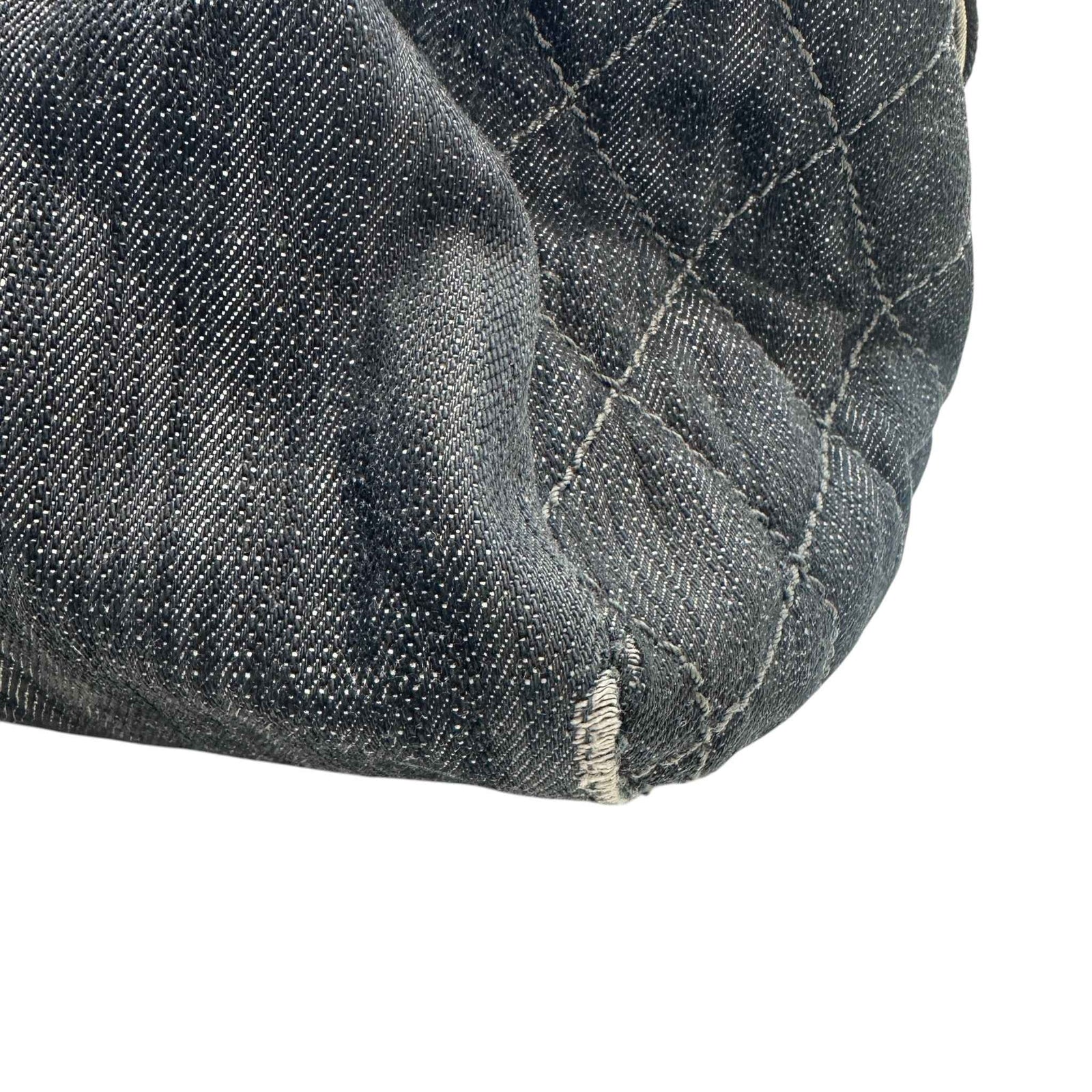 Women's Denim Tote Bag Black - Photo 15