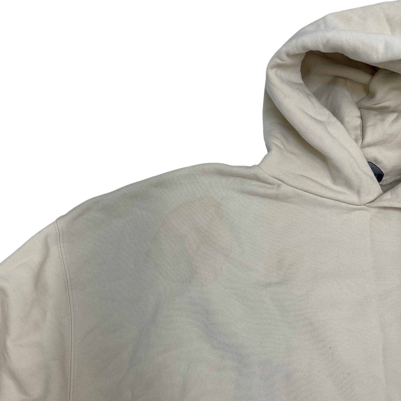 Men's Oversized Political Campaign Logo Hoodie Cream Size XXS - Photo 12