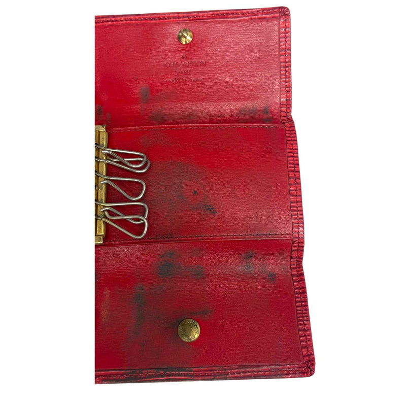 Women's Epi Leather Wallet Red