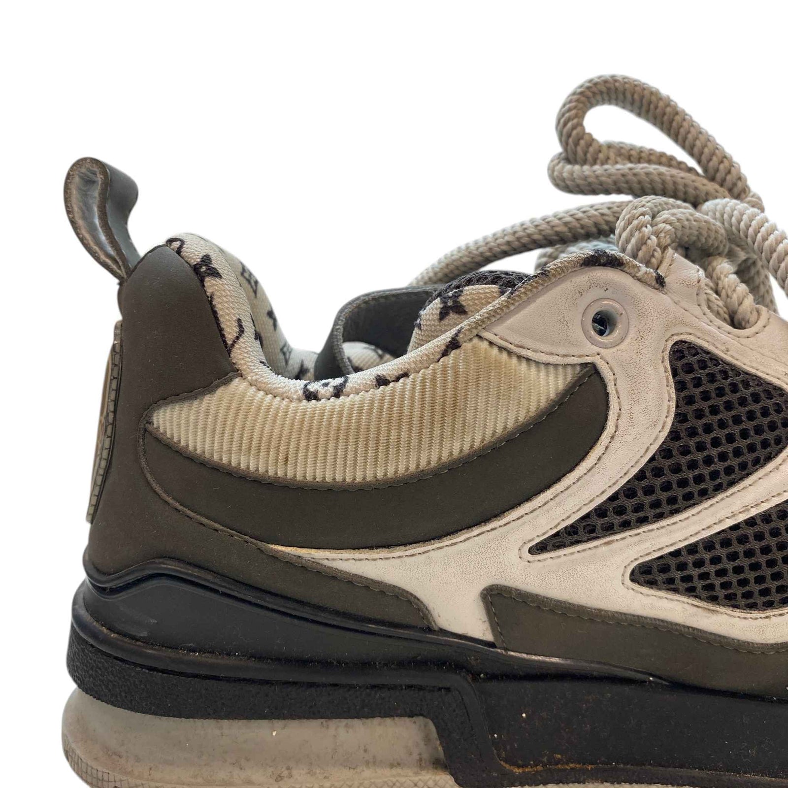 Men's Lv Skate Low Trainers Black Size EU 41 / UK 7 - Photo 14