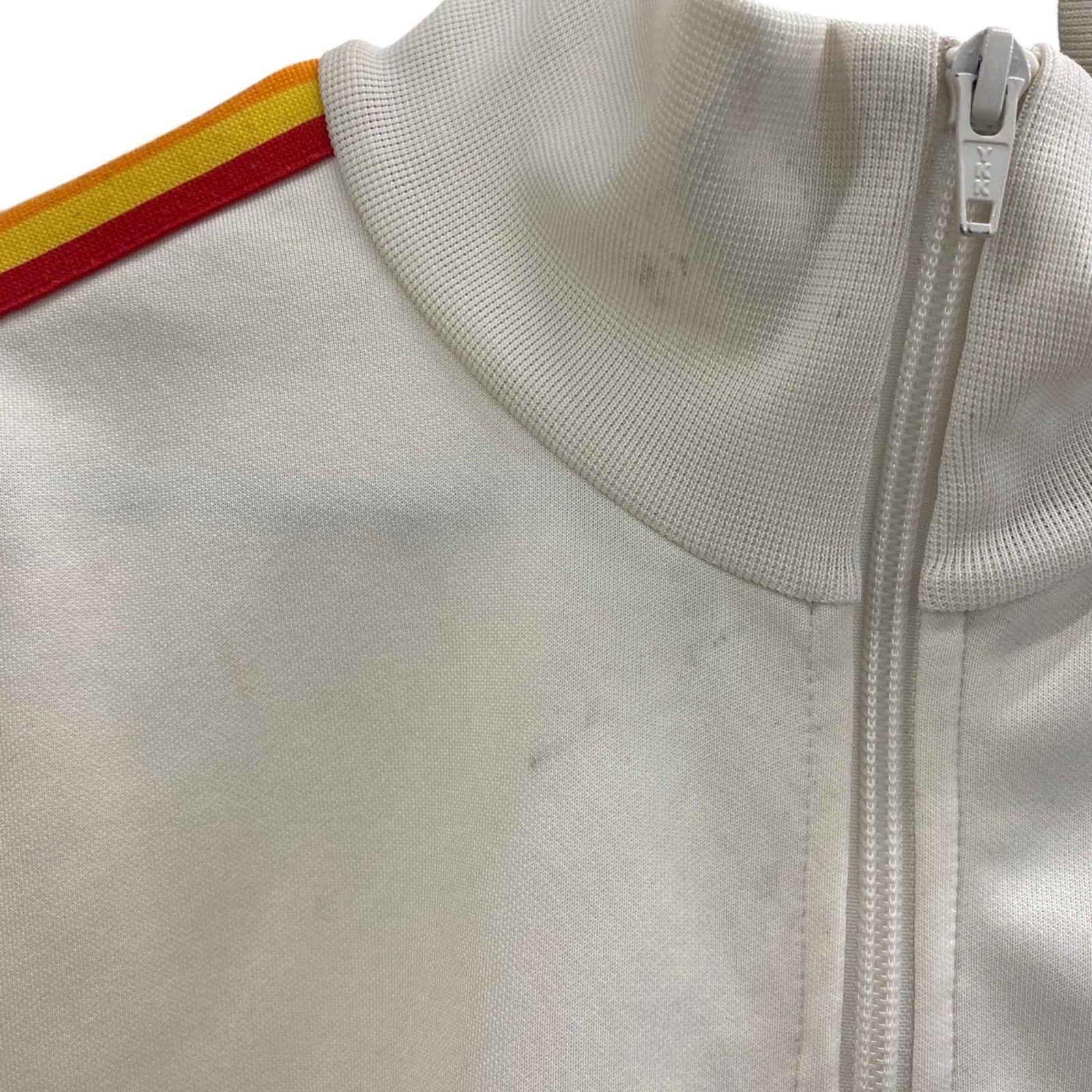 Men's Logo Print Track Jacket White Size XS - Photo 13