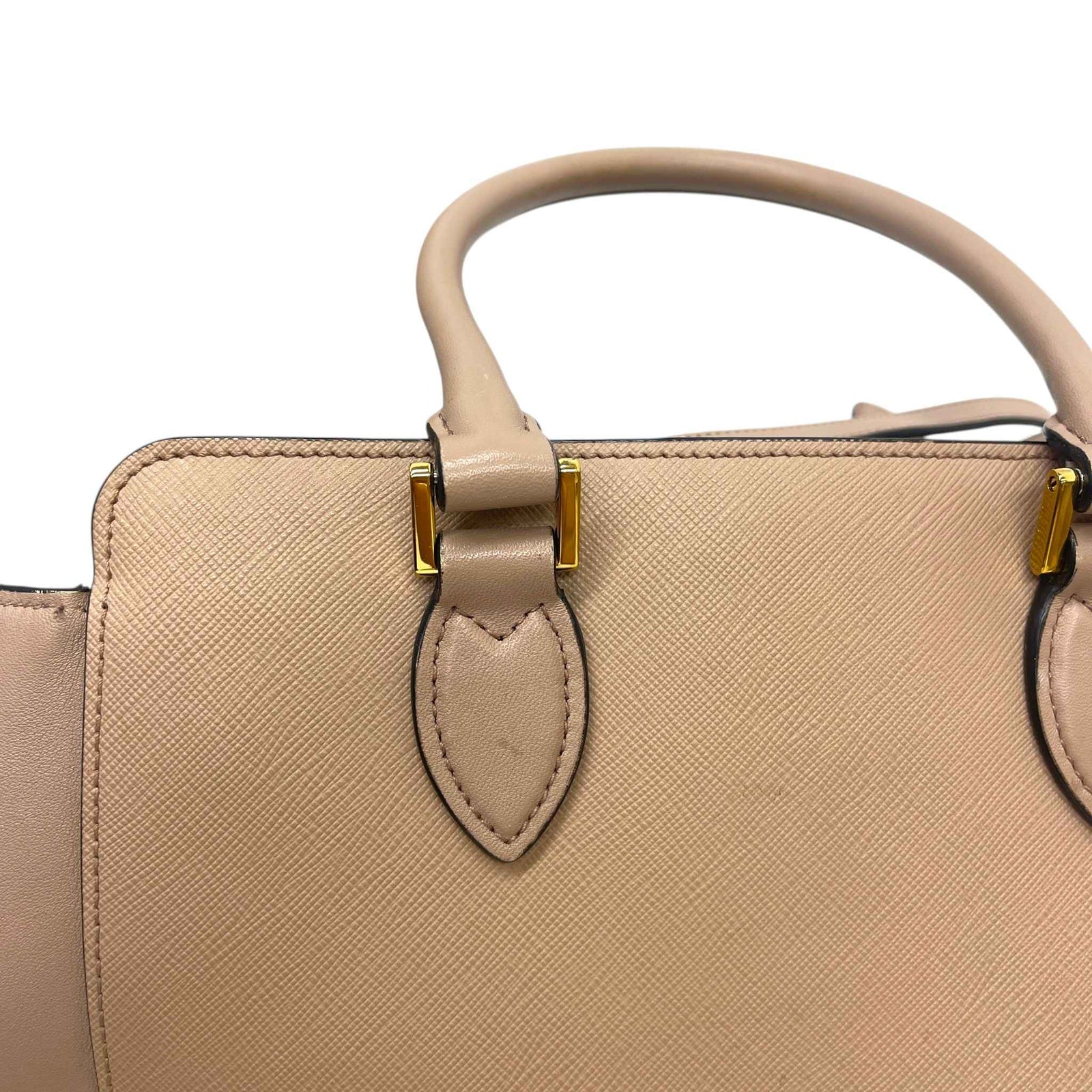 Women's Cipria Saffiano Leather Handbag Pink - Photo 16