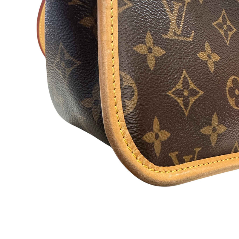 Women's Monogram Diane Satchel Bag Brown