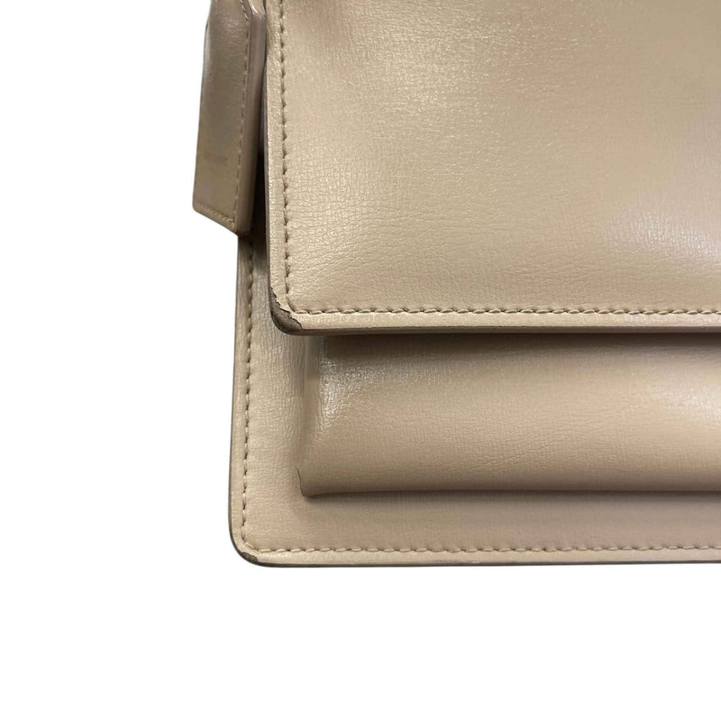 Women's Medium Sunset Shoulder Bag Beige