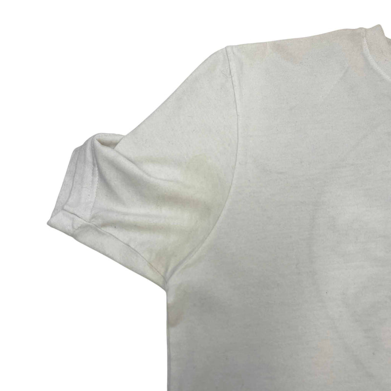 Men's Horseshoe Logo Print T-Shirt White Size M