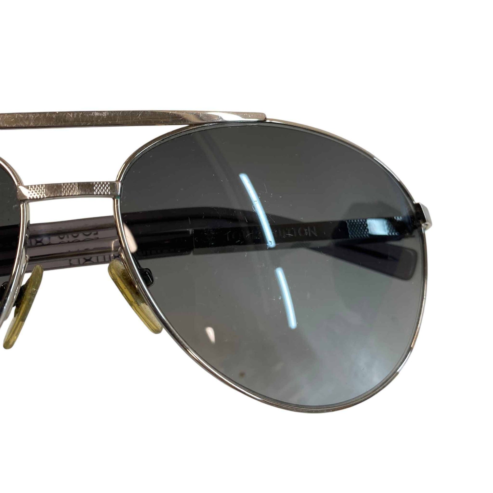 Men's Attitude Pilot Sunglasses Silver - Photo 13