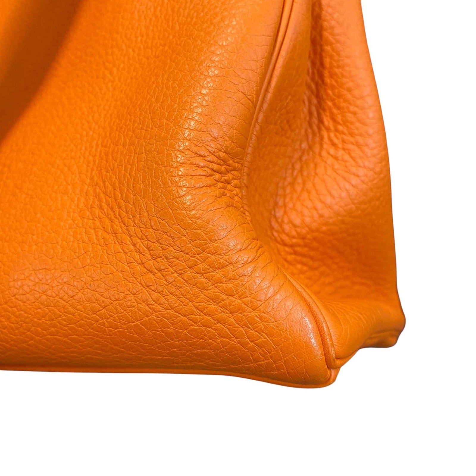 Women's Kelly 35 Retourne Clemence Bag Orange - Photo 24