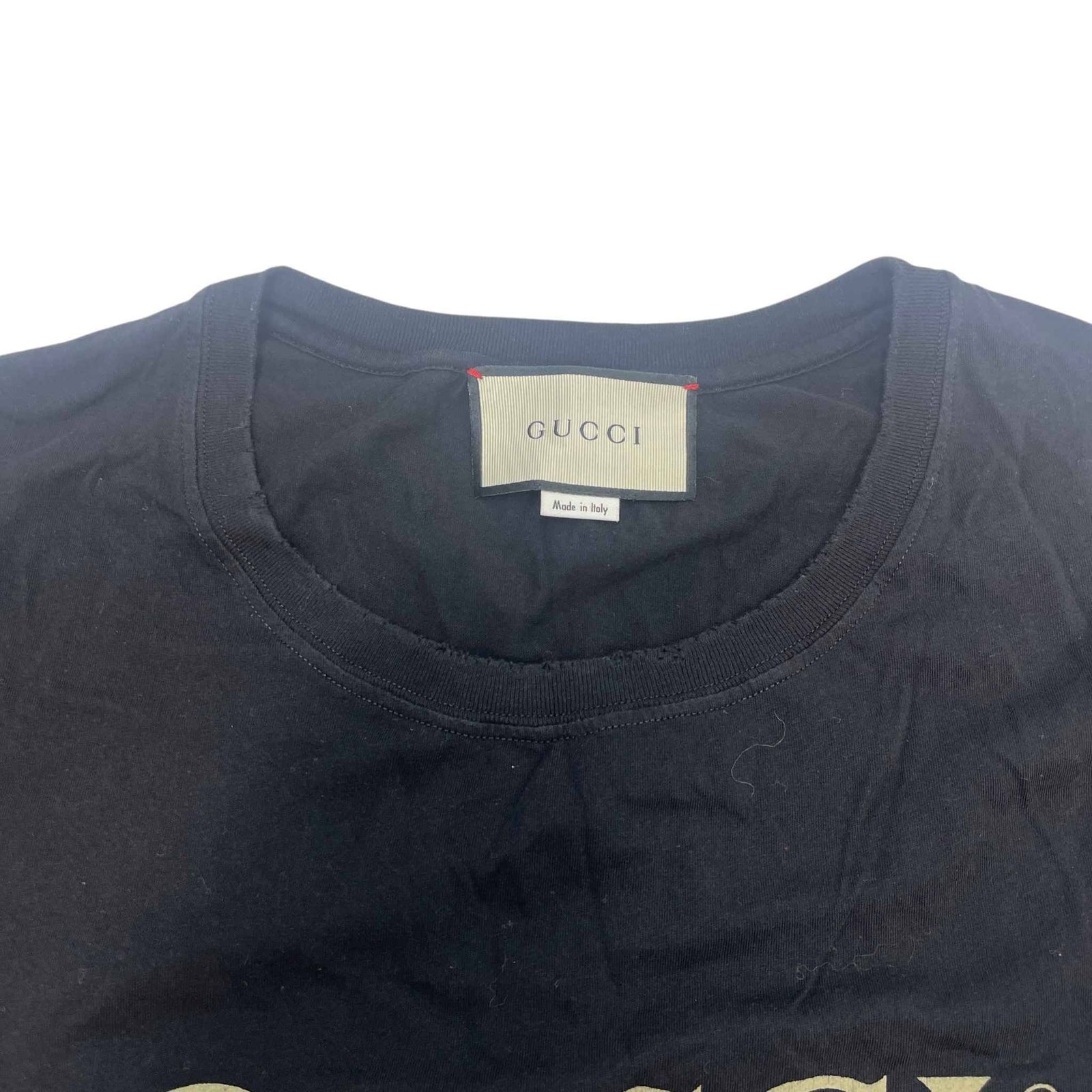 Women's Logo Print T-Shirt Black Size M - Photo 9