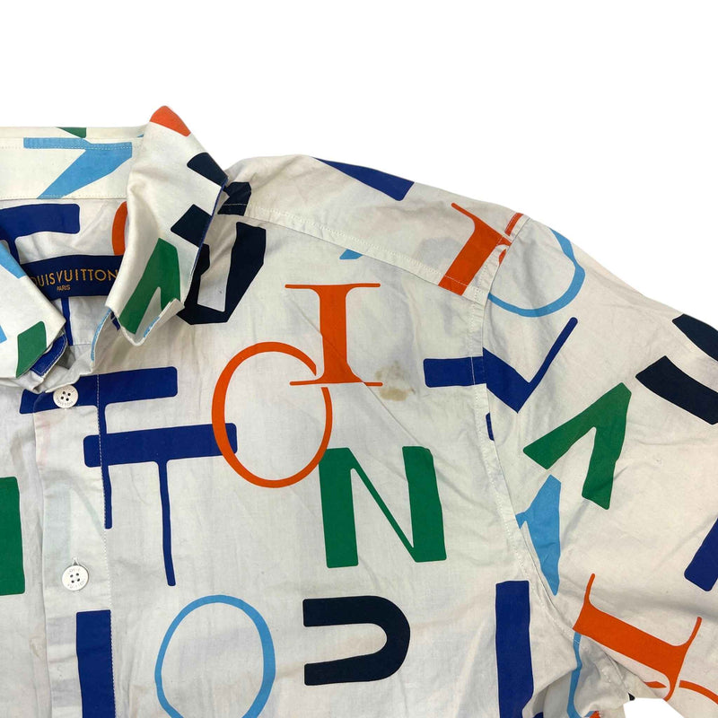 Men's Lv Electric Shirt Multi-Coloured Size S