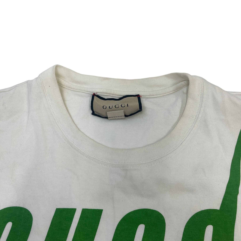 Men's Blade Print T-Shirt Cream Size S