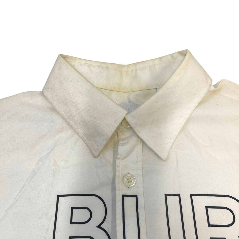 Men's Horseferry Print Shirt White Size M