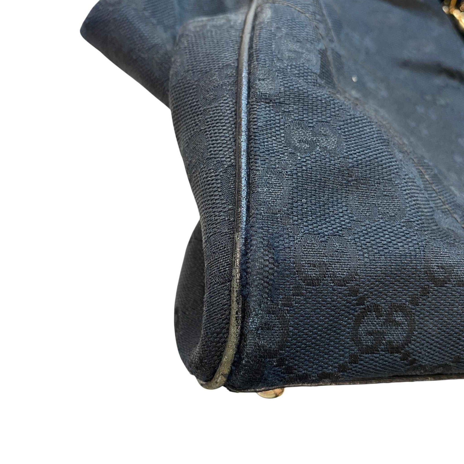 Women's Gg Monogram Canvas Jackie Shoulder Bag Black - Photo 14