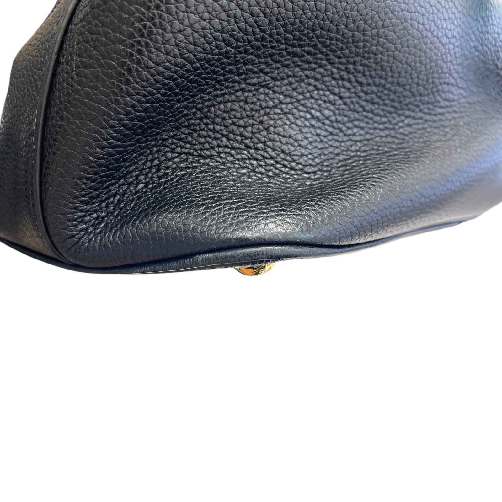 Women's Vitello Daino Handbag Black - Photo 15