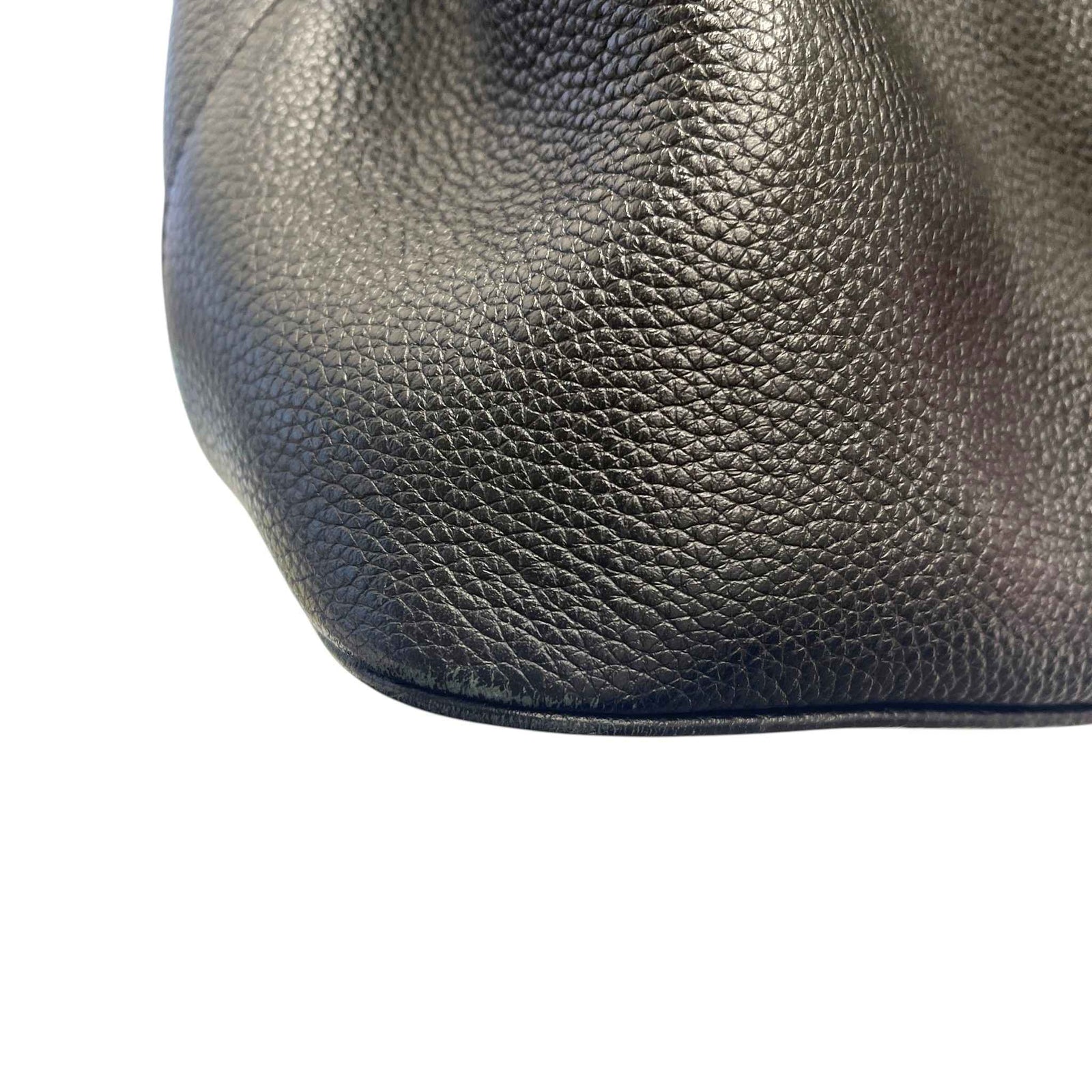 Women's Vitello Daino Handbag Black - Photo 17