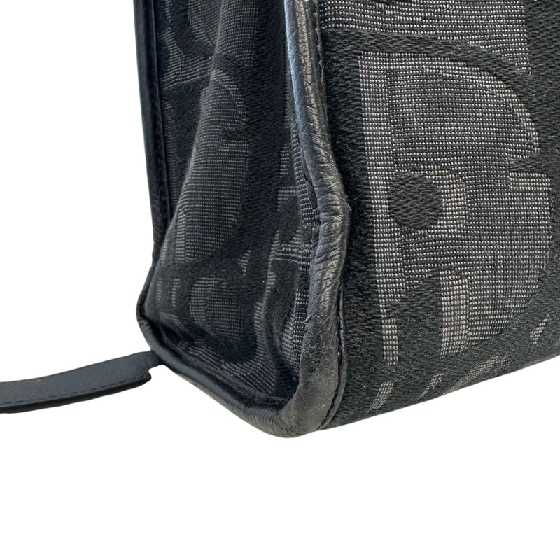 Men's Fabric Homme East-West Tote Bag Black