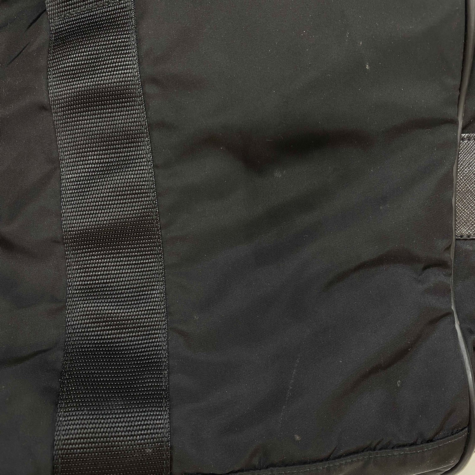 Men's Tessuto Nylon Travel Bag Black - Photo 15