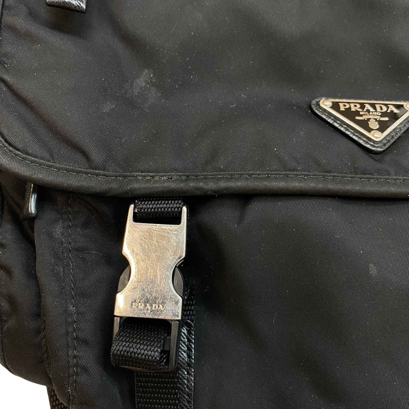 Men's Explore Re-Nylon Messenger Bag Black