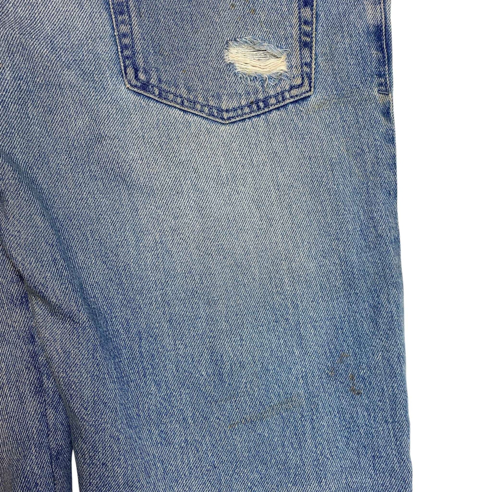 Fendi Men's FF Zucca Distressed Jeans Blue Size W36 - Photo 13