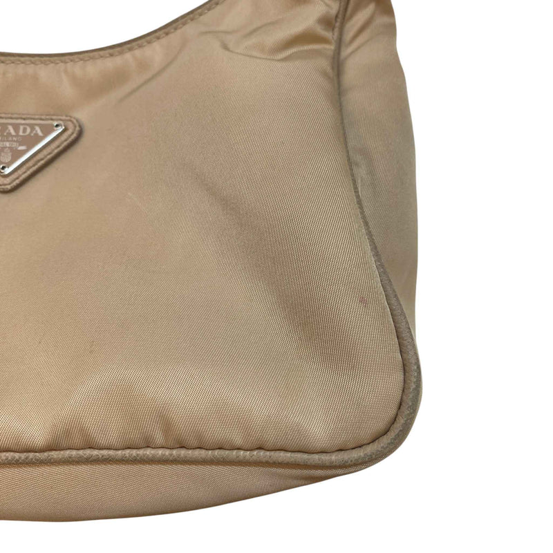Women's Re-Edition 2005 Nylon Crossbody Bag Beige
