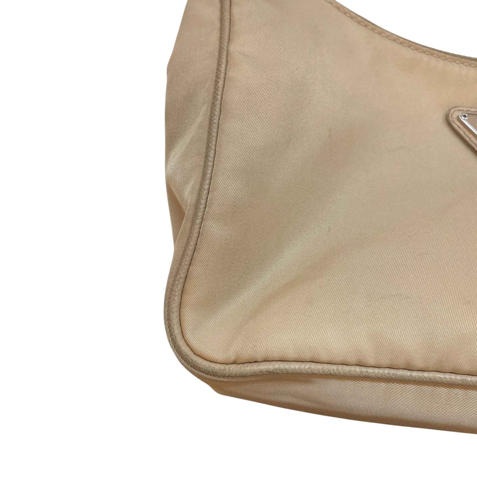 Women's Re-Edition 2005 Nylon Crossbody Bag Beige - Photo 15